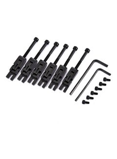 6-Piece Double Locking System String Saddles For Floyd Rose Guitar Tremolo Bridge
