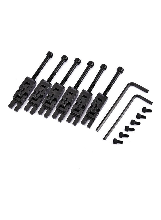 Generic - 6-Piece Double Locking System String Saddles For Floyd Rose Guitar Tremolo Bridge - Image 1
