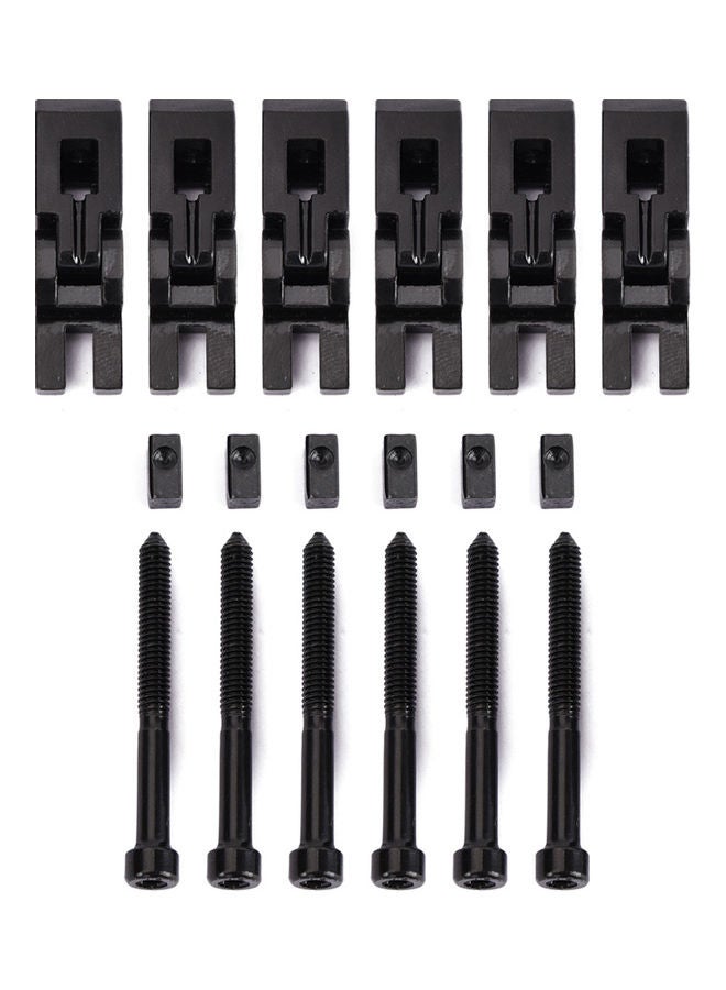 Generic - 6-Piece Double Locking System String Saddles For Floyd Rose Guitar Tremolo Bridge - Image 1