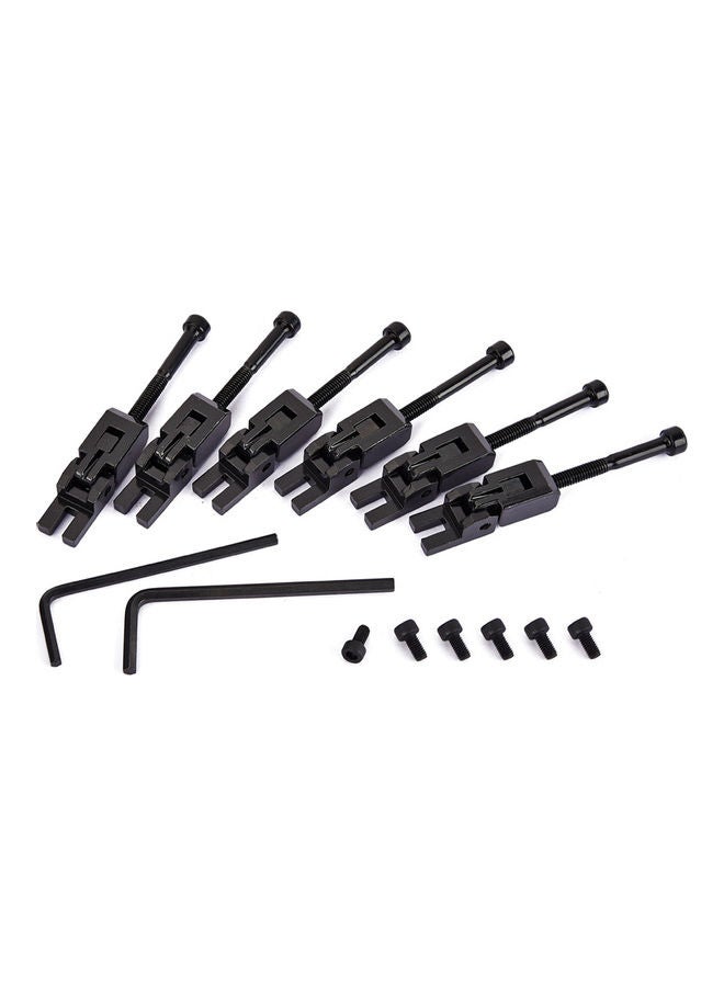 Generic - 6-Piece Double Locking System String Saddles For Floyd Rose Guitar Tremolo Bridge - Image 1