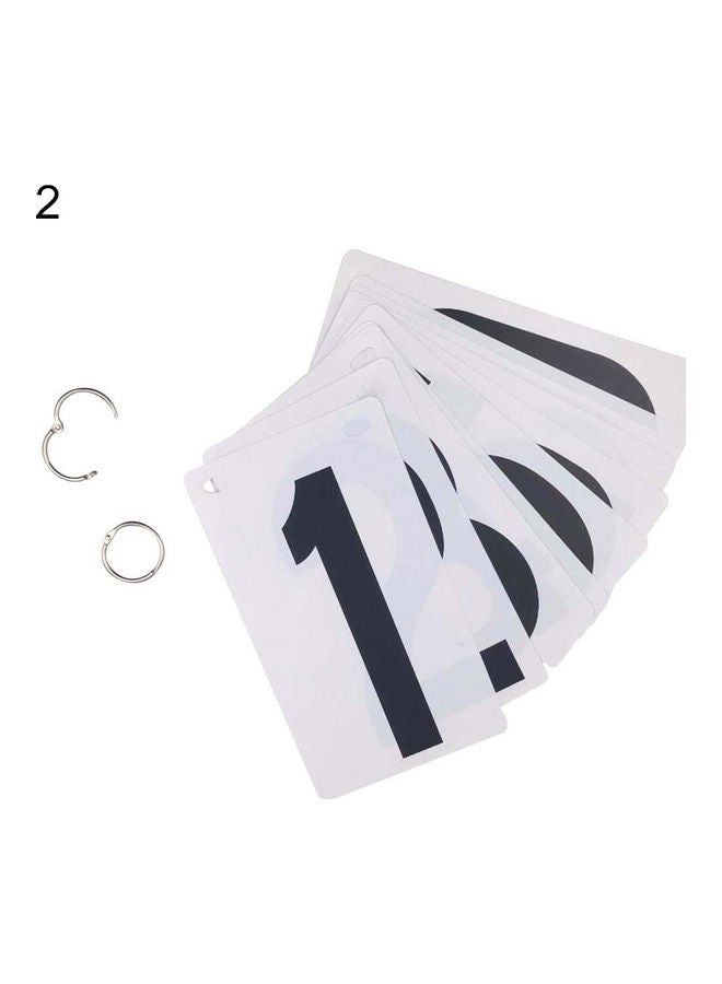 Generic 0-9 Score Number School Sports Competition Digit Scoreboard Replacement Cards 0.035kg  - Image 5