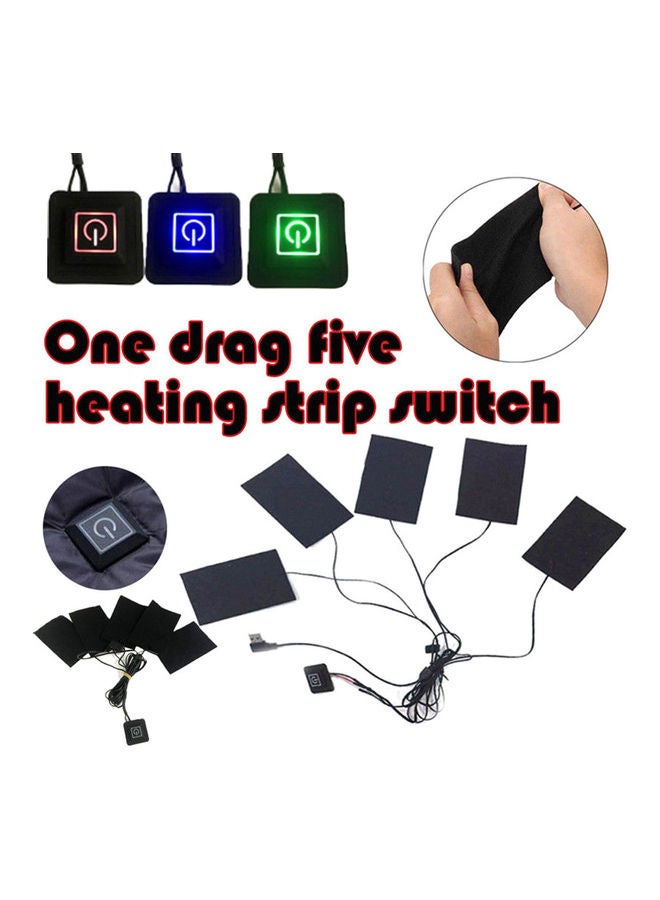 Generic 5V Electric Winter Warmer Thermal Vest Clothing Jacket Heater USB Heating Pad 20x10x20cm  - Image 3