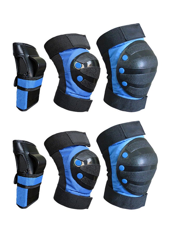 6Pcs/Set Adult Kid Roller Skating Knee Wrist Hand Brace Pads Protective Guard 0.321kg - Image 1