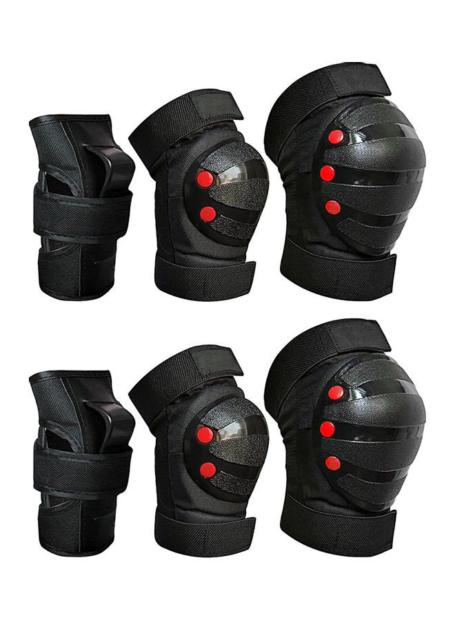 6Pcs/Set Adult Kid Roller Skating Knee Wrist Hand Brace Pads Protective Guard 0.321kg - Image 5