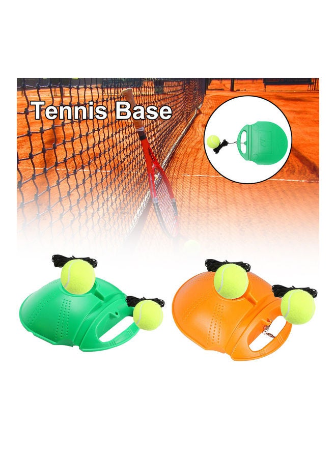 Generic Single Tennis Rebound Trainer Self-study Training Practice Base with 2 Ball 0.371kg  - Image 2