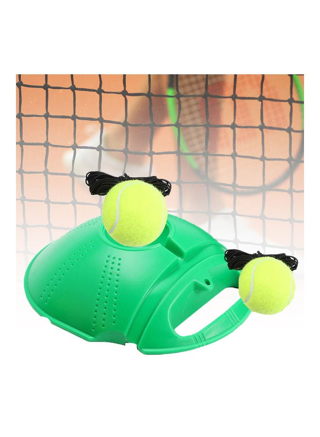 Generic Single Tennis Rebound Trainer Self-study Training Practice Base with 2 Ball 0.371kg  - Image 3