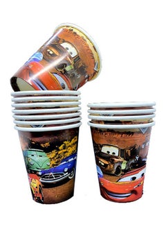 Generic 12-Piece Cars Toon Disposable Paper Cups  - Image 2