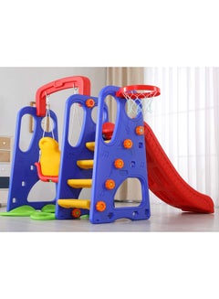 Plastic Swing And Slide With Basketball Hoop 180x162x126cm - v1605445125/N38608489A_3