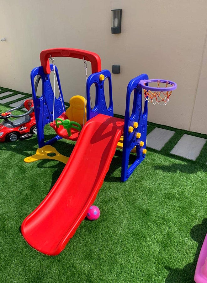 XIANGYU Plastic Swing And Slide With Basketball Hoop 180x162x126cm - Image 5