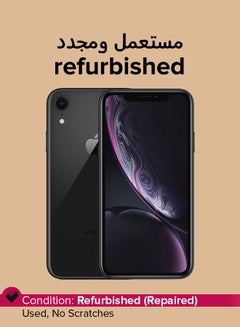 Refurbished - iPhone XR Black 64GB Red 4G With Facetime - International Version