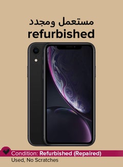 Apple Refurbished - iPhone XR 128GB Black 4G With Facetime - Middle East Version  - Image 1
