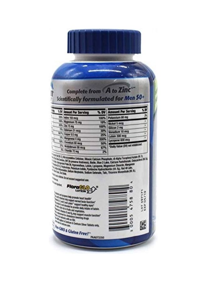Centrum - Silver Men 50 Plus - 250 Tablet - Image 1