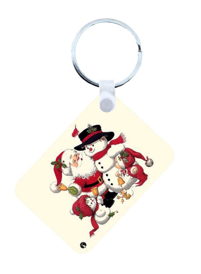 BP Santa Claus Printed Keychain Multicolour - Image 1