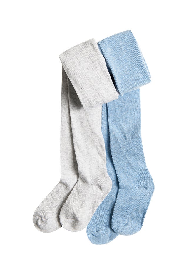 SMYK Kids Marl Stockings (Pack of 2) Multi 