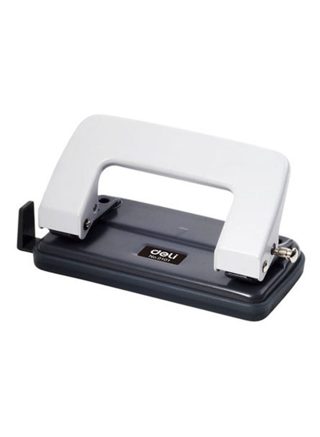Deli Double Hole Paper Punch Black/Blue  - Image 3