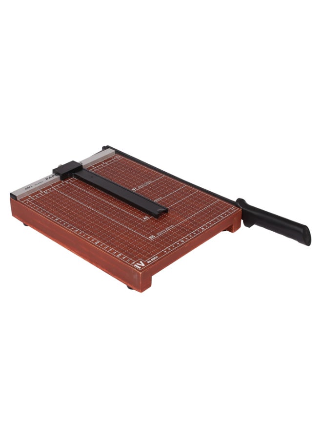 Deli A4 Size Paper Cutter Brown/Black - Image 5