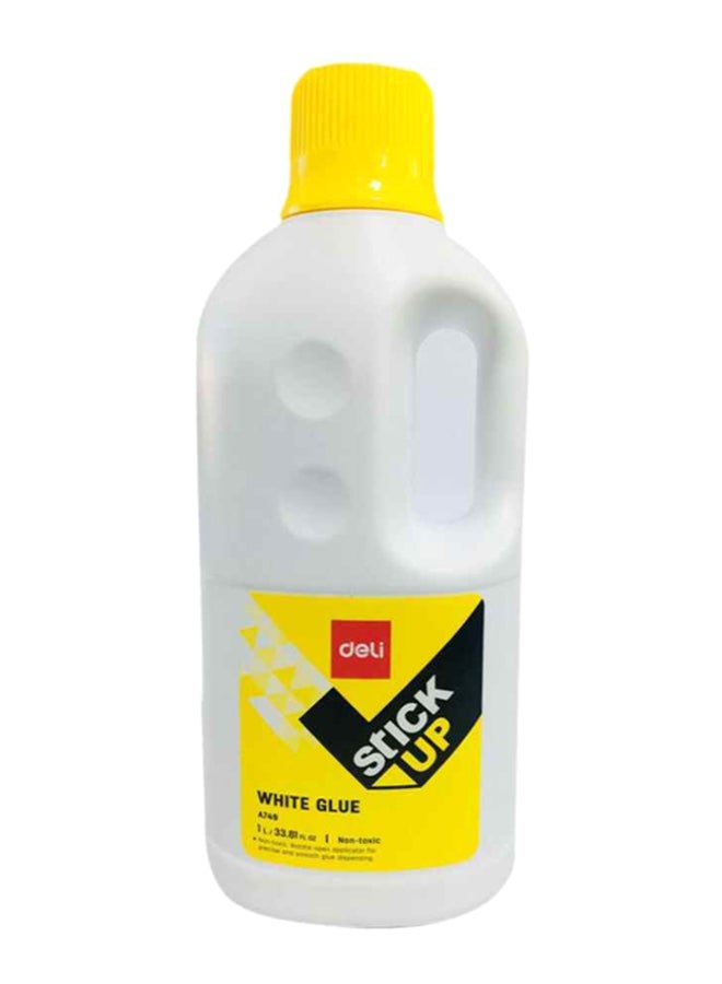 Deli Stick Up Glue 1000ml white/Black/Yellow 