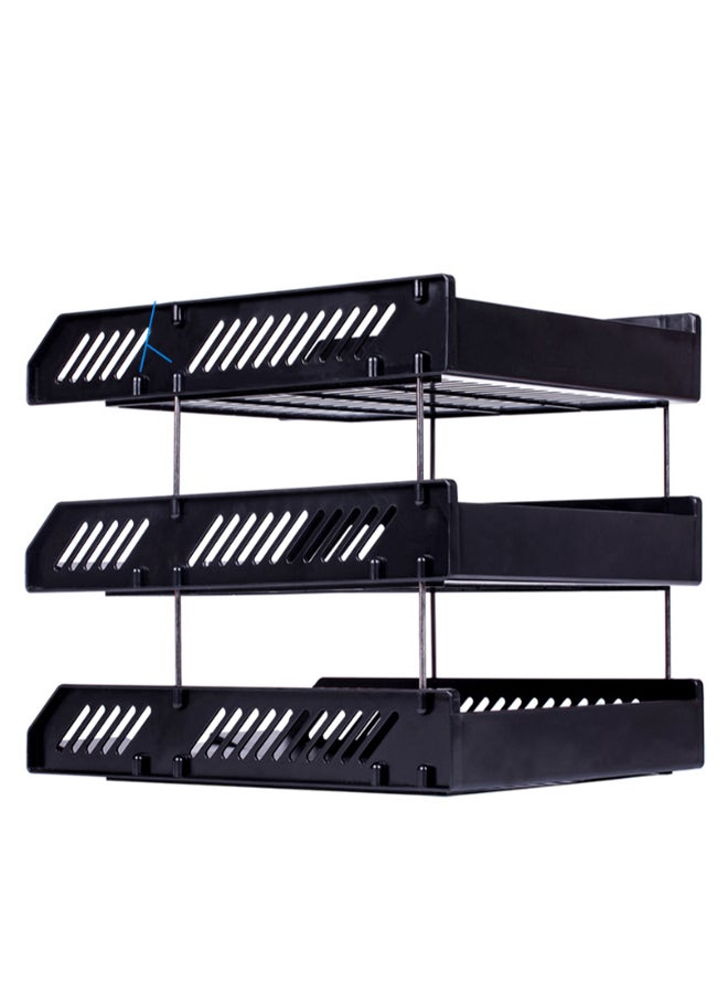 ديلي درج مستندات مكوّن من 3 طبقات أسود - Image 4