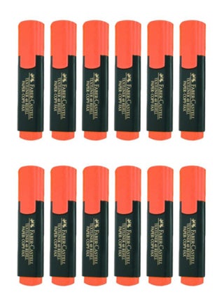 12-Piece Textliner Highlighter Set Orange/Black - v1605470528/N15457909A_1