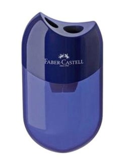 Two Hole Apple Sharpener Blue