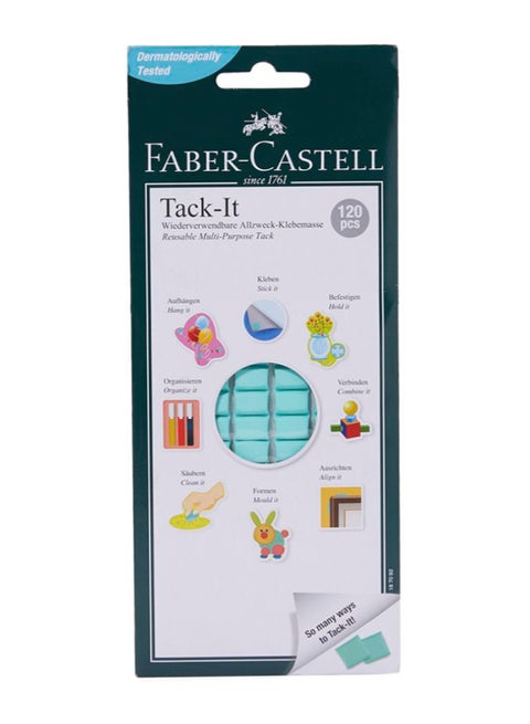 120-Piece Tack It Adhesive Sticker Set Green