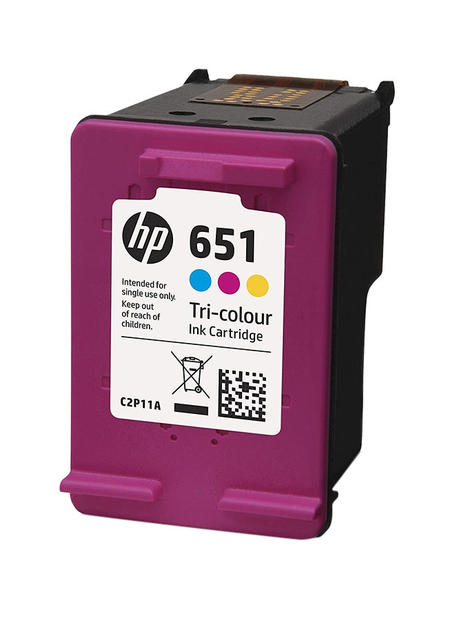 HP Ink Advantage Toner Cartridge For HP 651 Tri Colour - Image 1