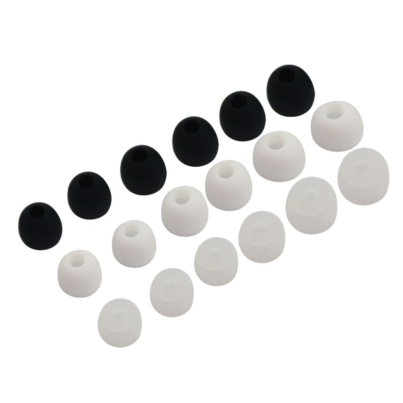 Generic - 12-Piece Silicone  Earbuds Tip For In-Ear Headphones Transparent - Image 1