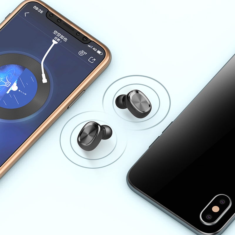 Generic - 263 TWS Wireless Earphones Charge Box Power Display Black - Image 1