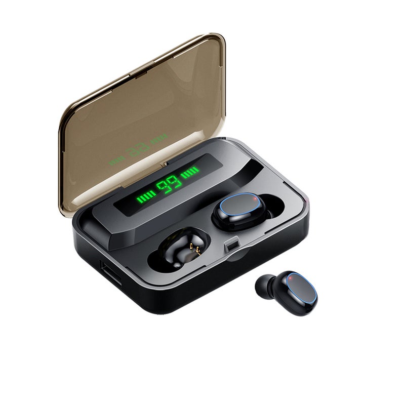 Generic - A2S TWS BT5.0 Wireless In-Ear Headphones With Digital Power Display Black - Image 1