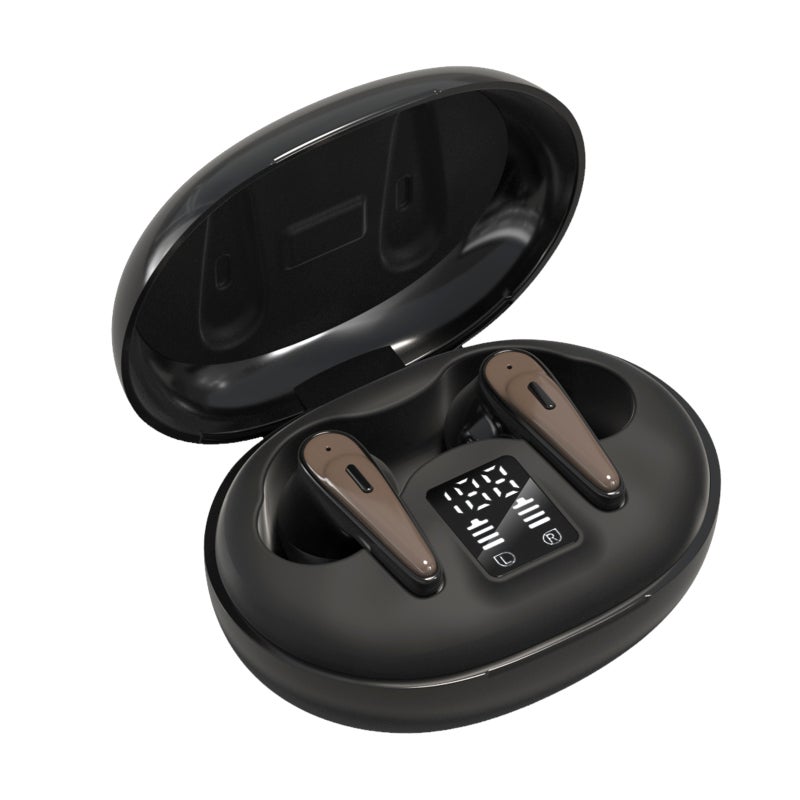Generic - A5 TWS Bluetooth V5.0 Wireless In-Ear Sport Headphones Black - Image 1