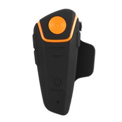 BT S2 Motorcycle Helmet Bluetooth Intercom Wireless Interphone With Headphone Black