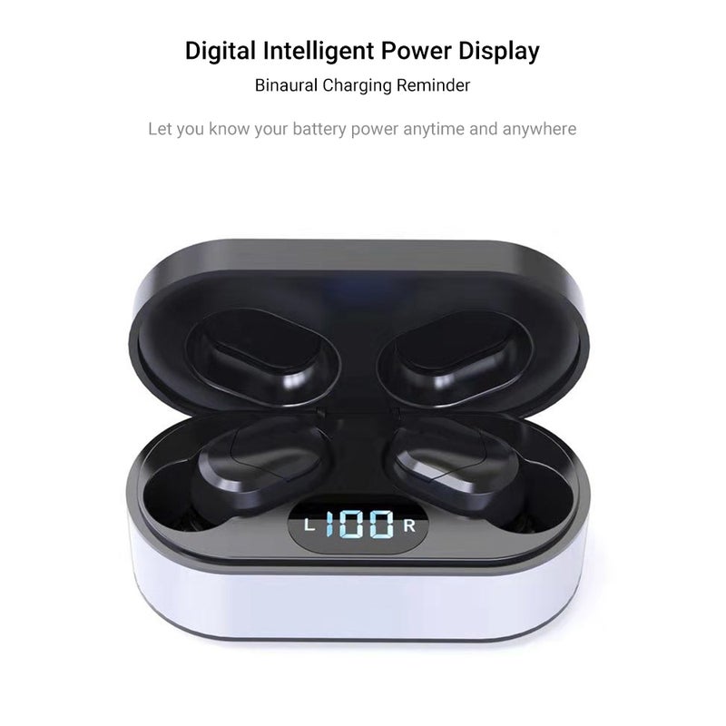 Generic - JS1 TWS BT5.0 Wireless In-Ear Headphones Black - Image 1