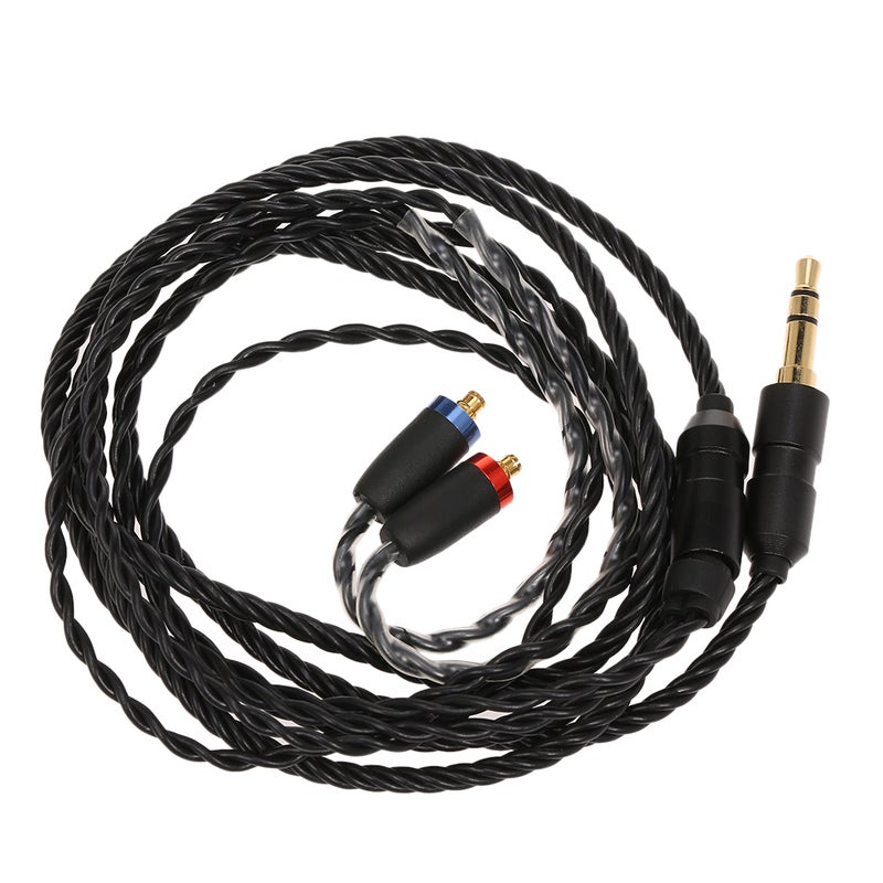 Generic - 3.5mm Wired Headphones Cable Black - Image 1