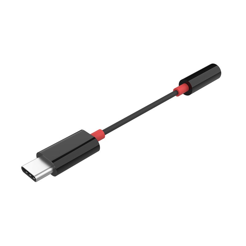 Generic - HIFI DAC 32 Bit Headphone Amplifier Type-C To 3.5mm Audio Adapter Black - Image 1