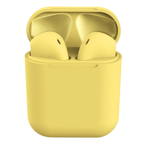 Inpods 12 TWS Wireless In Ear Stereo Headphones Yellow