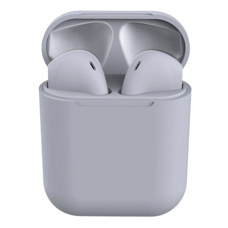 Generic - Inpods 12 TWS Wireless In Ear Stereo Headphones Grey - Image 1