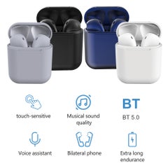 Generic Inpods 12 TWS Wireless In Ear Stereo Headphones Grey  - Image 4