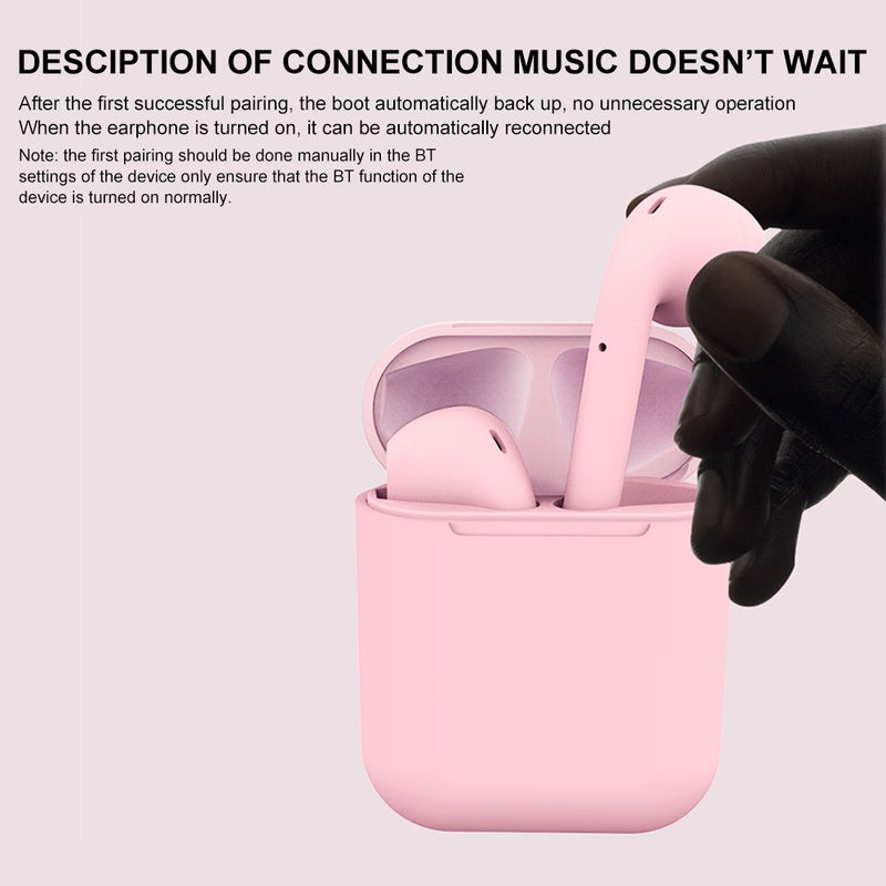 Generic - Inpods 12 TWS Wireless In Ear Stereo Headphones White - Image 1