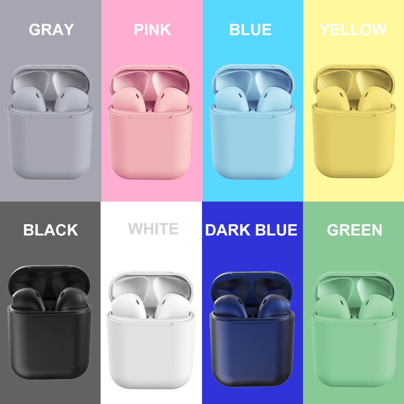 Generic - Inpods 12 TWS Wireless In Ear Stereo Headphones White - Image 1