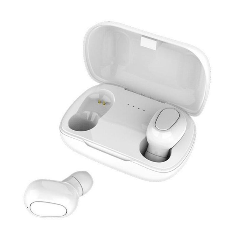 Generic - L21 Bluetooth 5.0 TWS Wireless Headset White - Image 1