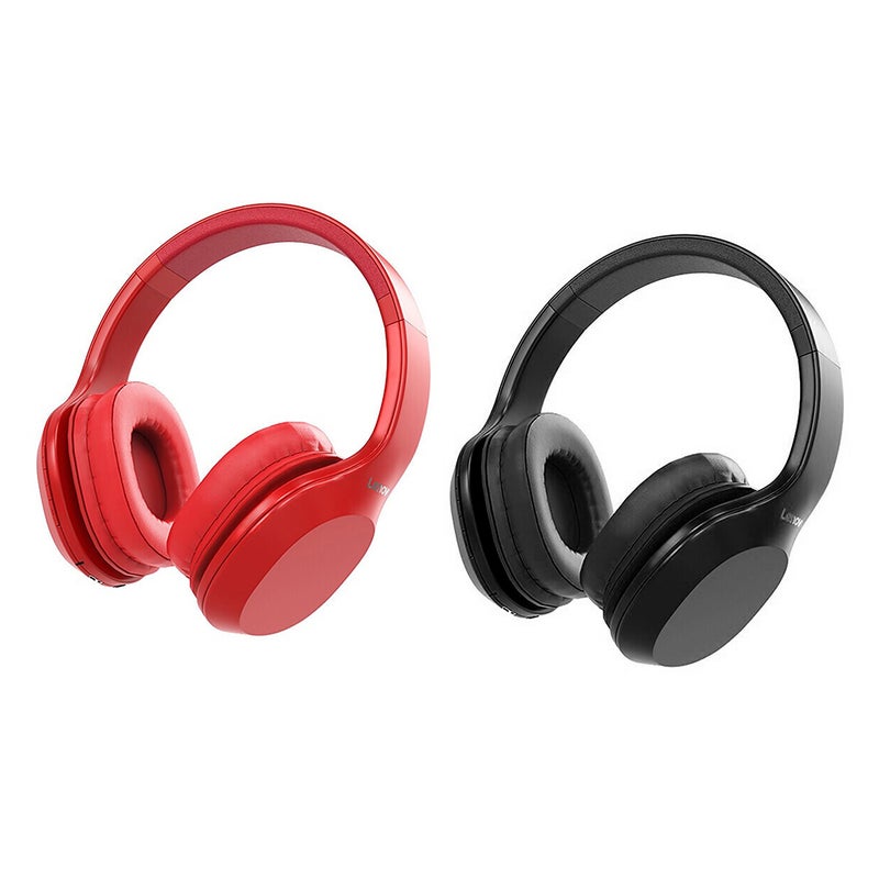 Lenovo HD100 Bluetooth 5.0 Wireless Stereo Headphones Over Ear Gaming Headset Red - Image 5