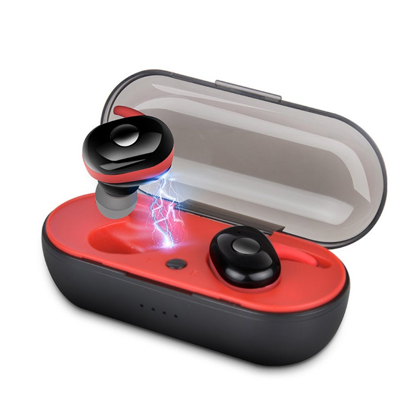 Generic - B1 TWS BT 5.0 Wireless In-Ear Headphones With Mic Red - Image 1