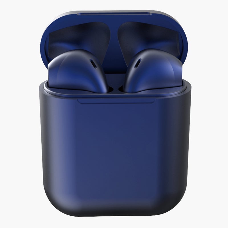 Generic - Inpods 12 TWS Stereo Mini Smart Bluetooth 5.0+EDR Wireless In-Ear Headphones With Mic Navy Blue - Image 1