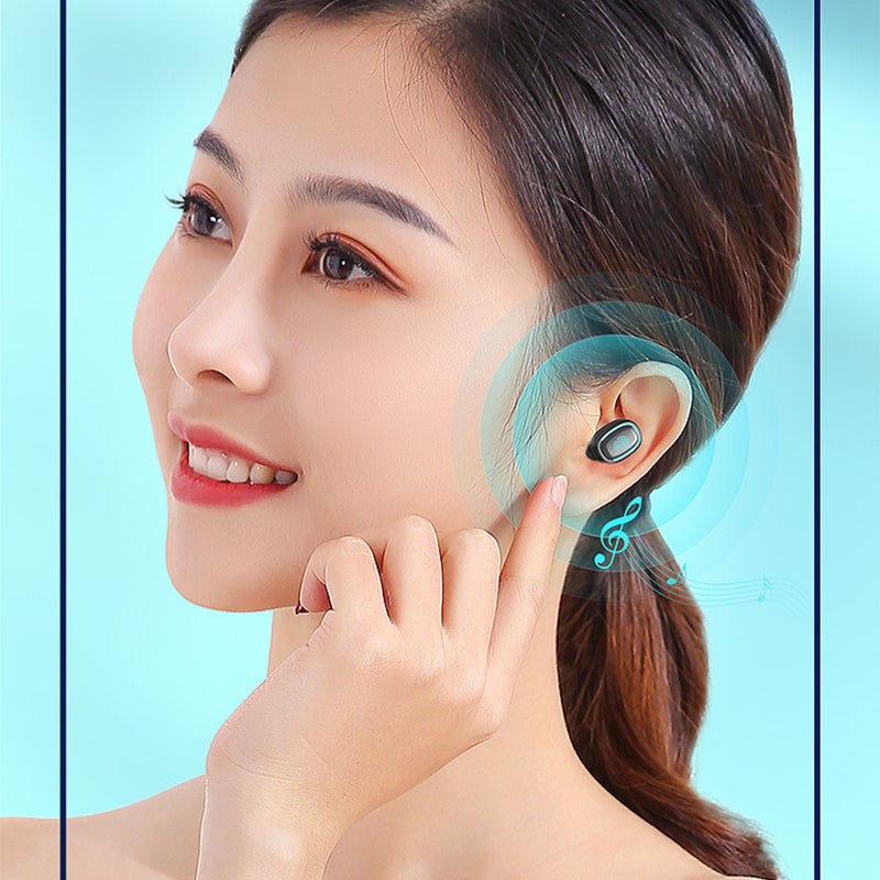 Generic - Mini TWS Bluetooth 5.0 True Wireless In-Ear Headphones With Mic And Charging Case Blue - Image 1