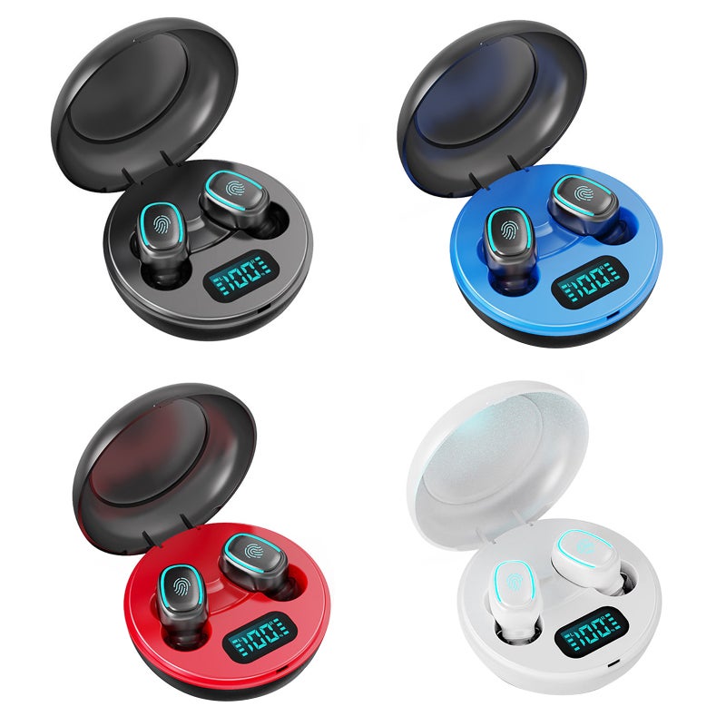Generic - Mini TWS Bluetooth 5.0 True Wireless In-Ear Headphones With Mic And Charging Case Blue - Image 1