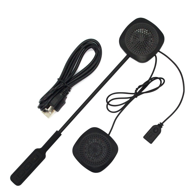 Generic - Bluetooth Wireless High Quality Motorbike Intercom Helmet Headphones With Microphone - Image 1