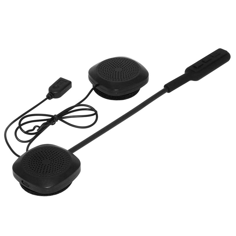 Generic - Bluetooth Wireless High Quality Motorbike Intercom Helmet Headphones With Microphone - Image 1