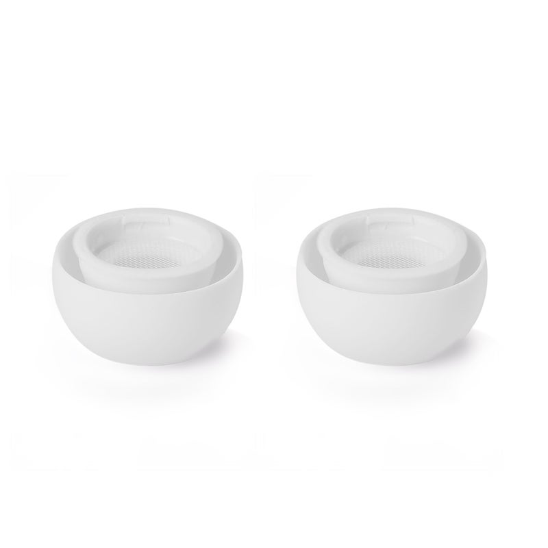 Generic - Soft Silicone Replacement Ear Caps Compatible With Apple AirPods Pro White - Image 1