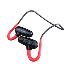 SM508 Bluetooth Wireless Over-Ear Headphones With 16GB Memory Ear Hook Red