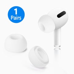 Generic Soft Silicone Replacement Ear Caps Compatible With Apple AirPods Pro White  - Image 3